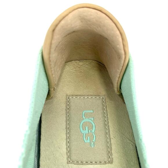 Ugg Sammy Slip-On Sneaker Size 7.5 Mint Green Knit Lightweight Breathable Women - Picture 16 of 16
